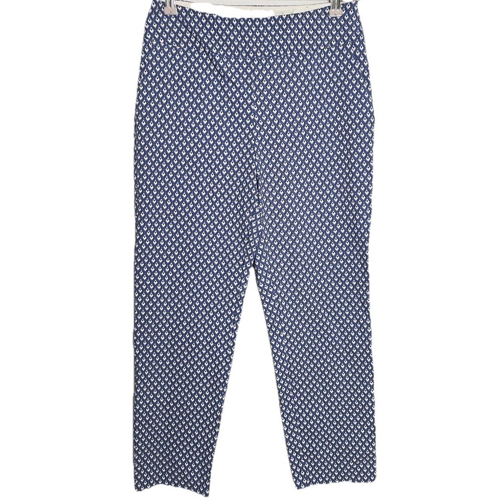 Swing Control Womans‎ Size 10 Blue White Stretch Golf Pants Vented